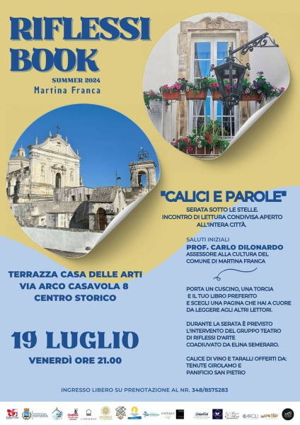 Calici e parole: incontro di lettura condivisa