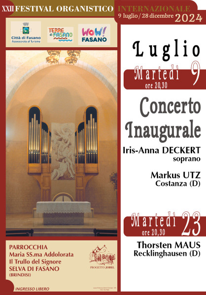 Concerto Inaugurale - Festival Organistico Internazionale