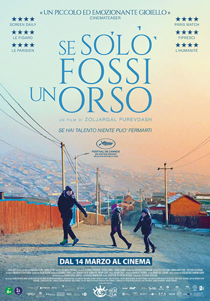 CinemaMondo- 'SE SOLO FOSSI UN ORSO'  di Zoljargal Purevdash, Mongolia, Francia, 2023