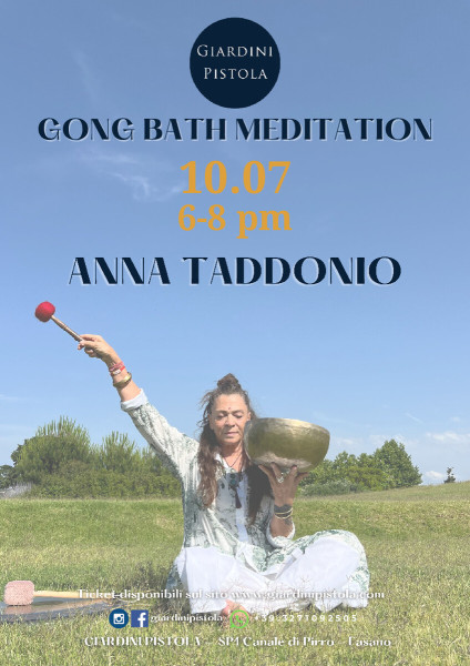 Gong Bath Meditation with Anna Taddonio