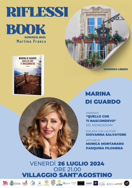 Martina Franca – Riflessi Book Summer: Incontro con Marina Di Guardo