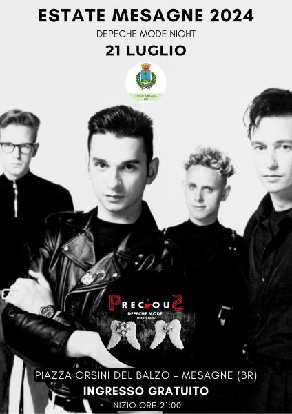 PRECIOUS tributo ai Depeche Mode live gratuito a Mesagne