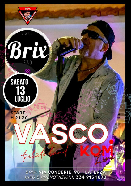 Vasco.Kom live al Brix