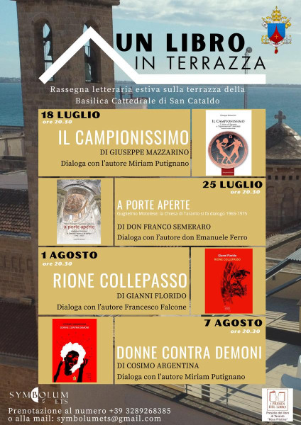 Un libro in terrazza