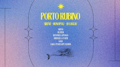 Sirene per "Porto Rubino" con: Arisa, Bluem, Ditonellapiaga, Foer, Gaia e Robin
