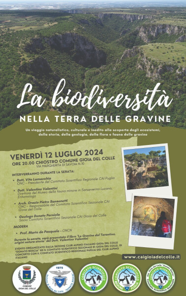 Gioia del Colle – La Biodiversità nella Terra delle Gravine