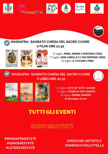 Cinema e Libri sotto le stelle