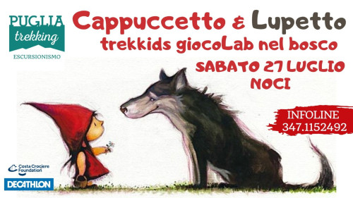 Cappuccetto & Lupetto TREKKIDS giocoLab nel bosco