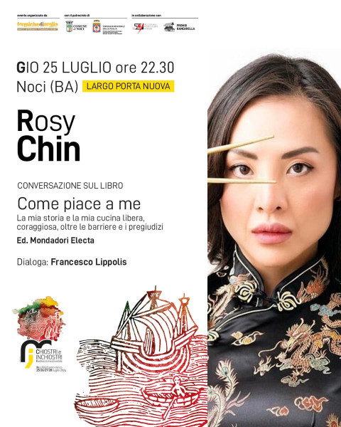 Rosy Chin ospite a Chiostri e Inchiostri 2024