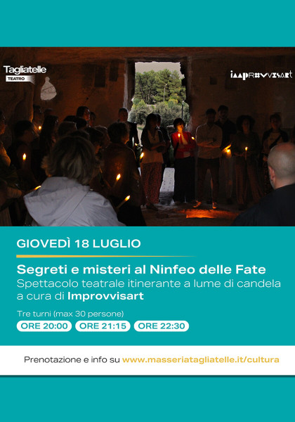 Segreti e Misteri al Ninfeo delle Fate - spettacolo a lume di candela