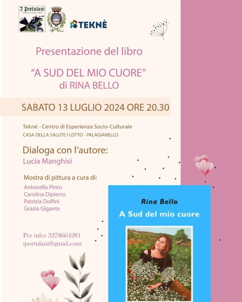 Presentazione del libro: A SUD DEL MIO CUORE di Rina Bello ( Lisi Editore )