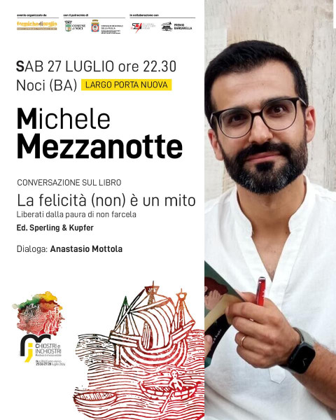Michele Mezzanotte ospite a Chiostri e Inchiostri 2024