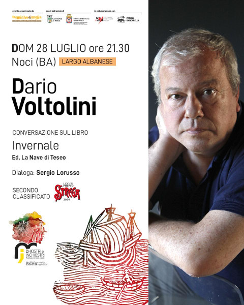 Dario Voltolini ospite al Festival Chiostri e Inchiostri 2024