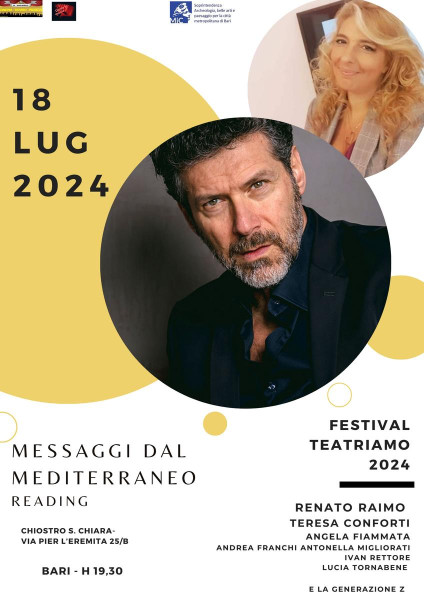 READING TEATRALE: Messaggi dal Mediterraneo con Renato Raimo