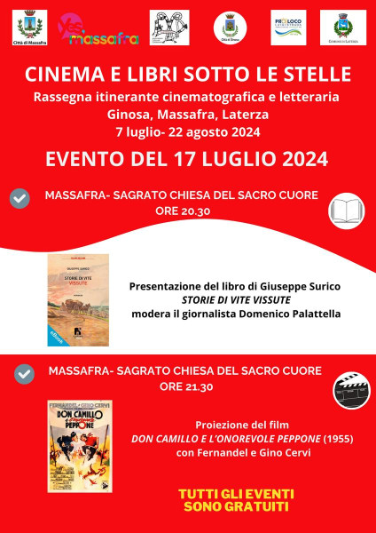 Cinema e Libri sotto le stelle