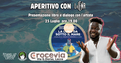 Aperitivo con LA IENA, presentazione libro e dialogo con l'artista Nathan Kiboba