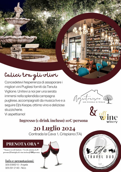 Calici tra gli ulivi