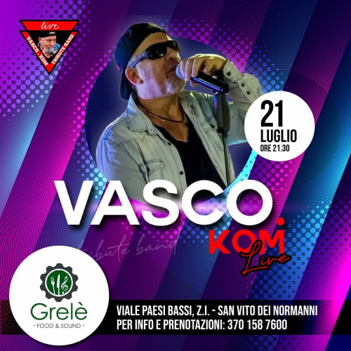 Vasco.kom live al Grelè Food & Sound per il Beer & friends