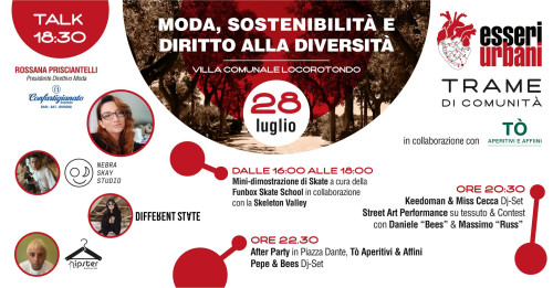 ESSERI URBANI 2024 Trame | Moda, sostenibilità e diritto alla diversità