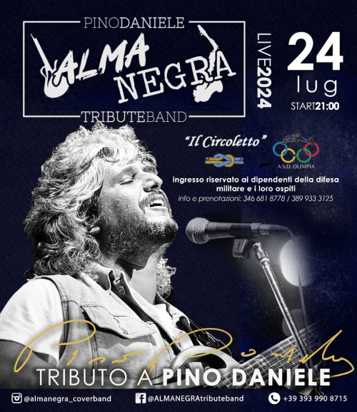 ALMANEGRA Pino Daniele Tribute Band al Cocktail Bar IL CIRCOLETTO