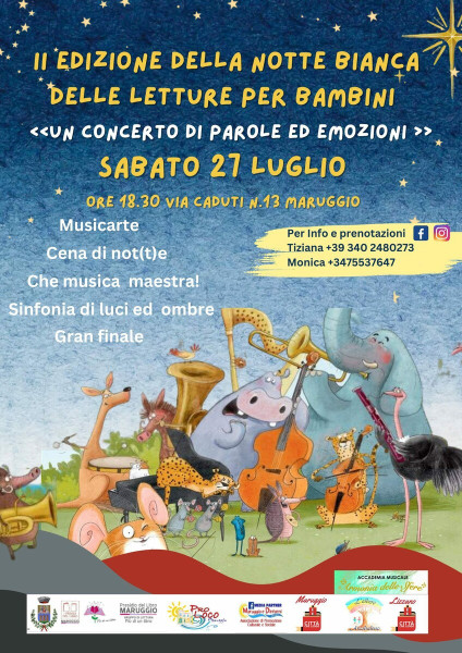 Notte bianca delle letture per bambini
