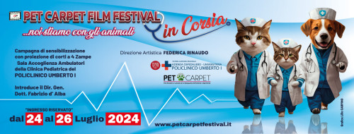 Pet Carpet Film Festival in corsia al Policlinico Umberto I: crescere insieme - bambini e animali - fa bene