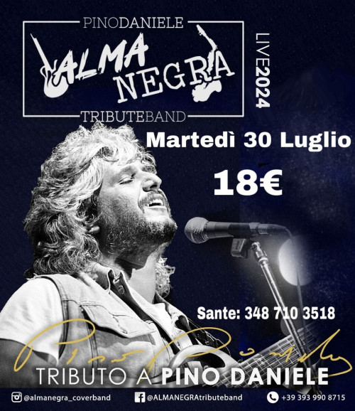 ALMANEGRA Pino Daniele Tribute Band al BAR LA CAPANNINA