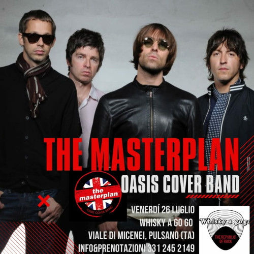 The Masterplan Oasis coverband live @ Whisky a Gogò
