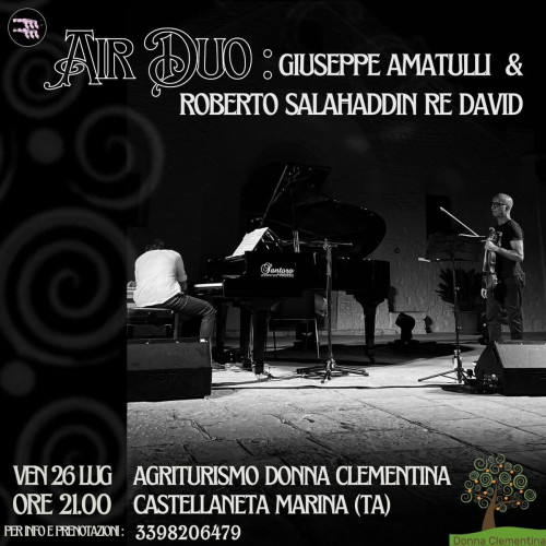 Air Duo: Giuseppe Amatulli & Roberto Salahaddin Re David @Donna Clementina