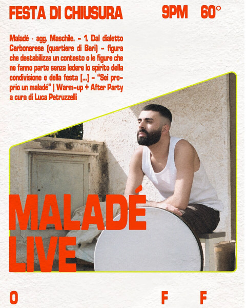 PORT'OFFICINO - MALADE' Live