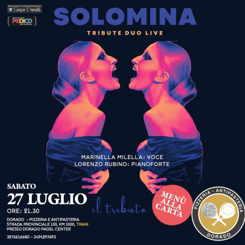 SOLOMINA - TRIBUTE DUO LIVE A TRANI