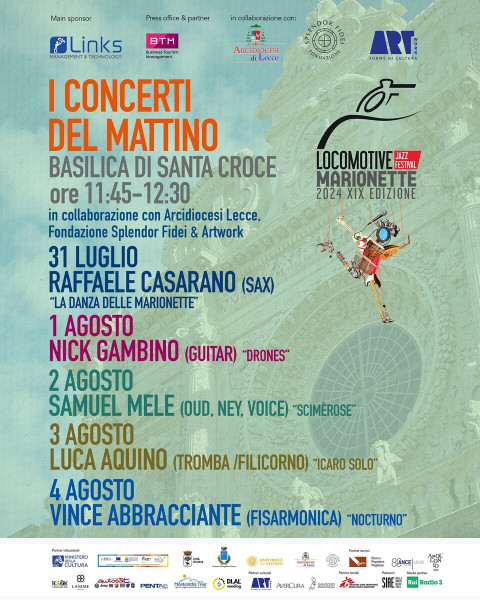 Concerti del Mattino per il Locomotive Jazz Festival