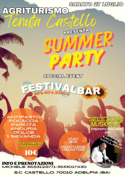 Summer party festivalbar edition