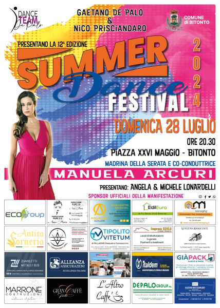12° ed. del Summer Dance Festival: c'è Manuela Arcuri