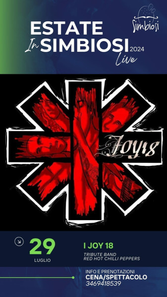 Joy 18 Red Hot Chili Peppers tribute band live @ Simbiosi Tra bere e mangiare