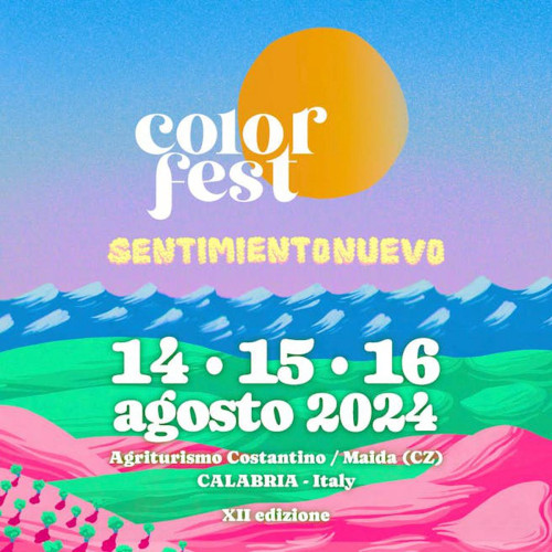 Color Fest XII | 14 - 15 - 16 Agosto 2024