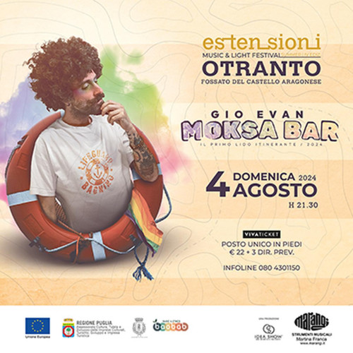 Estensioni Music&Light Festival presenta Gio Evan | Moksa Bar