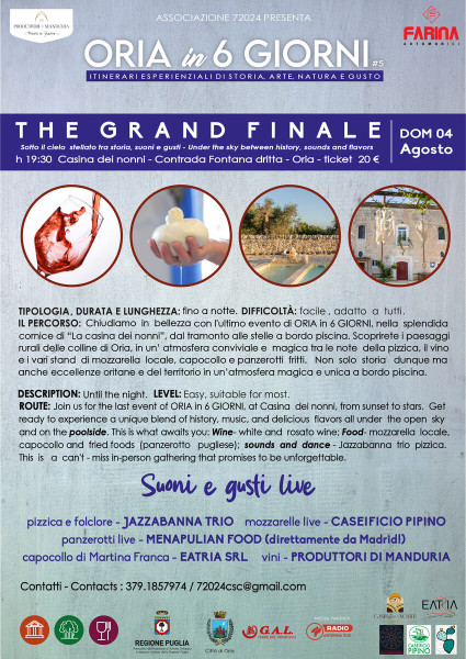 The grand finale: sotto il cielo stellato