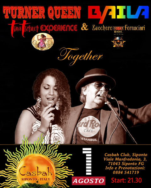 Baila & Turner Experience together al Casbah Club