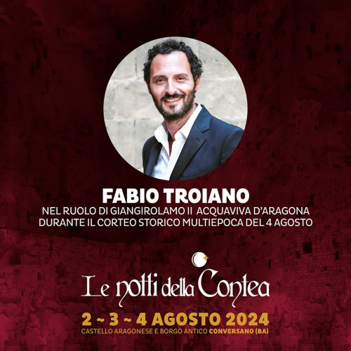 Tornano Le Notti della Contea con Fabio Troiano