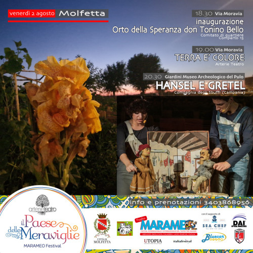 HANSEL E GRETEL - ORTO URBANO - TERRA E' COLORE - Il Paese delle Meraviglie Marameo festival