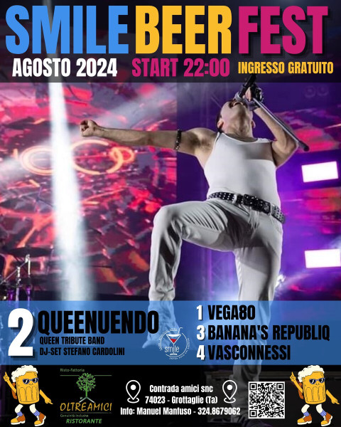 I QUEENUENDO allo smile beer fest