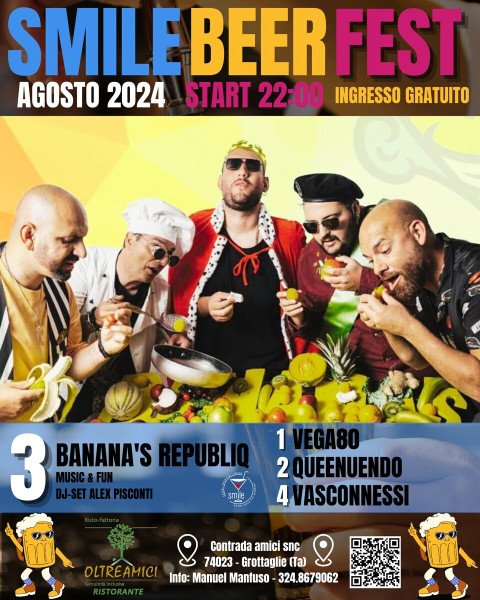 I BANANA'S REPUBLIQ allo smile beer fest