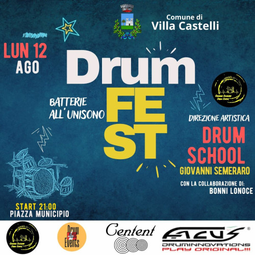 Villa Castelli – Drum Fest 2024 – Batterie all&apos;unisono