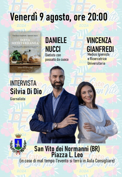 Presentazione del libro "Dieta Mediterranea" (Gribaudo)