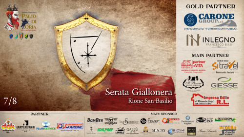 Oria – Serata Giallonera – Rione S. Basilio