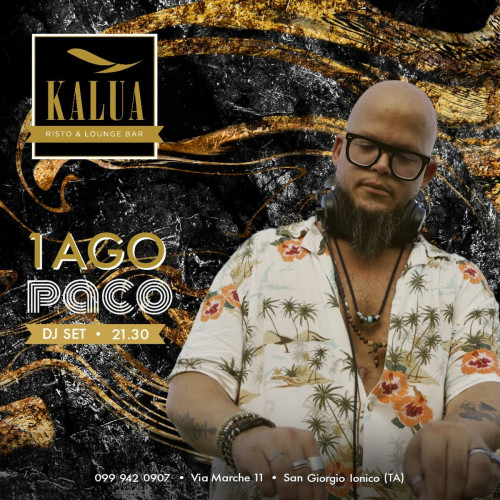 OPENING EVENT 01 AGO  DJSET  PACO