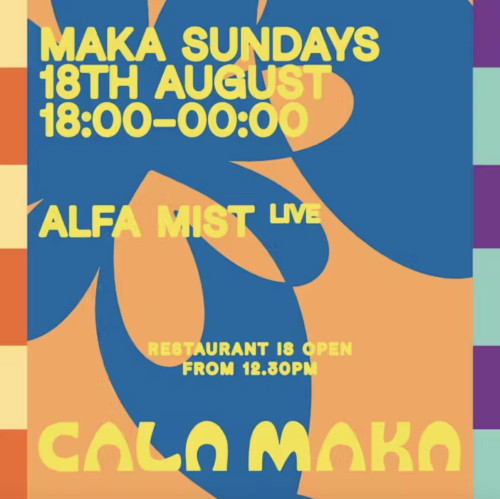 Sundays @ Maka Club w/ Alfa Mist live