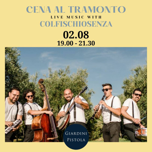 Cena al tramonto con Colfischiosenza