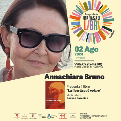 Una Piazza di Libri presenta "La libertà può volare" di Annachiara Bruno